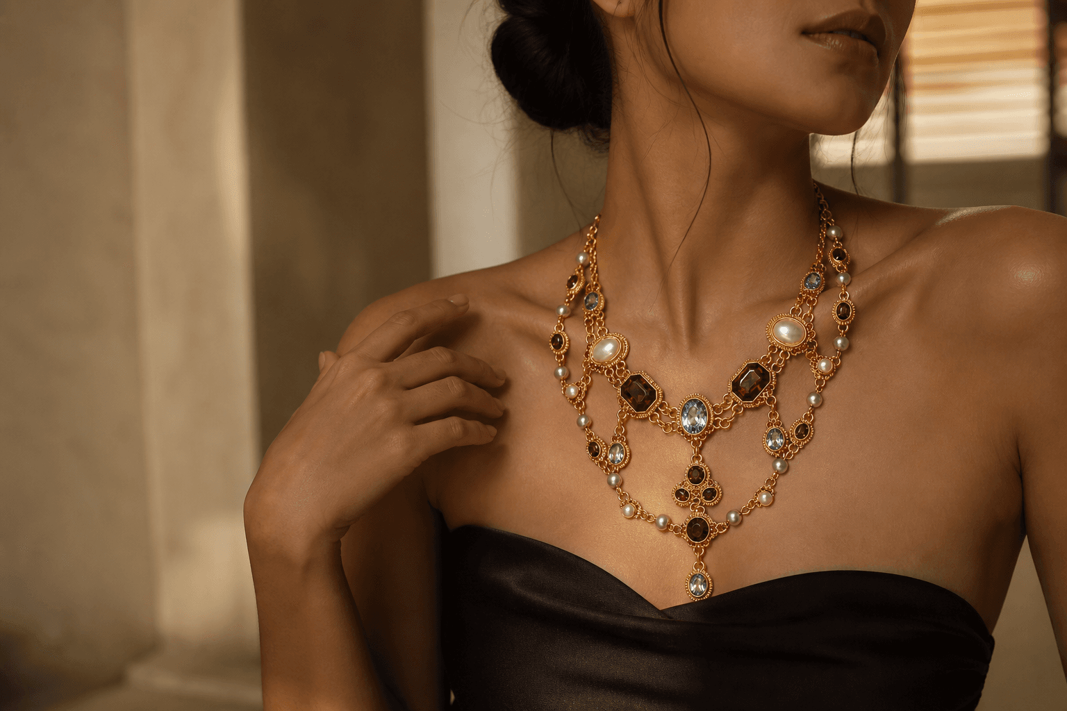 Théodora Festoon Necklace